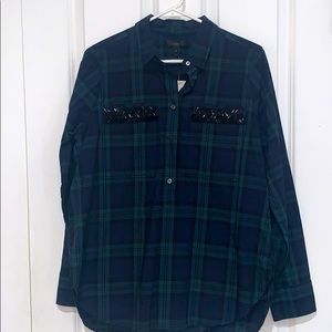 JCrew Popover Tunic Top